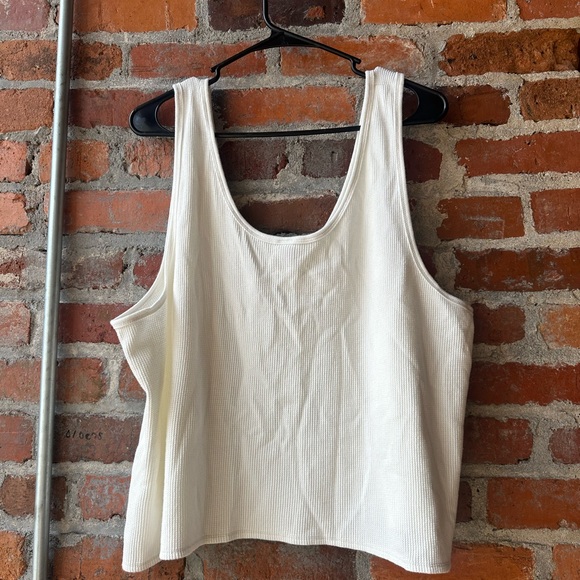 Old Navy Waffle Knit Tank Lounge Top Plus Size 2xl - Picture 3 of 5